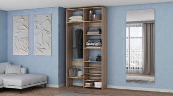 Стеллаж для одежды Мирта 79 BMS из ЛДСП