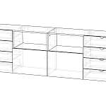 Схема сборки Комод Порто 10 BMS