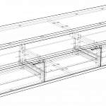 Чертеж Тумба под ТВ Фанни 14 BMS