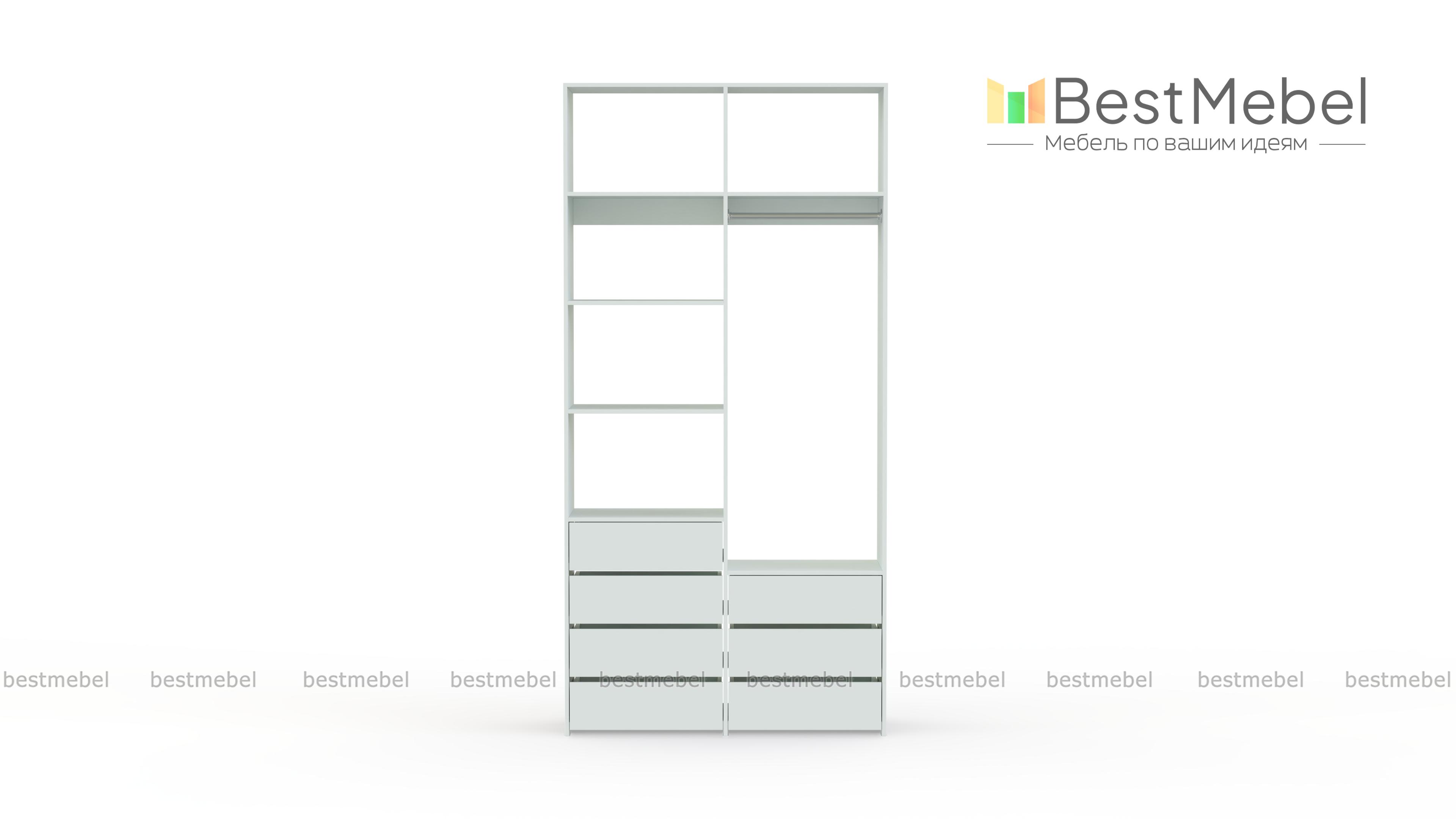 Стеллаж для одежды Мирта 41 BMS - Фото
