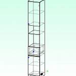 Чертеж Стеллаж Астра 1.1 BMS