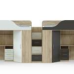 Кровать-чердак с рабочей зоной Мираж 17  BMS - Фото 3