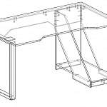 Чертеж Игровой стол Грей 8 BMS