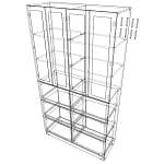 Схема сборки Шкаф книжный Фоко 4 BMS