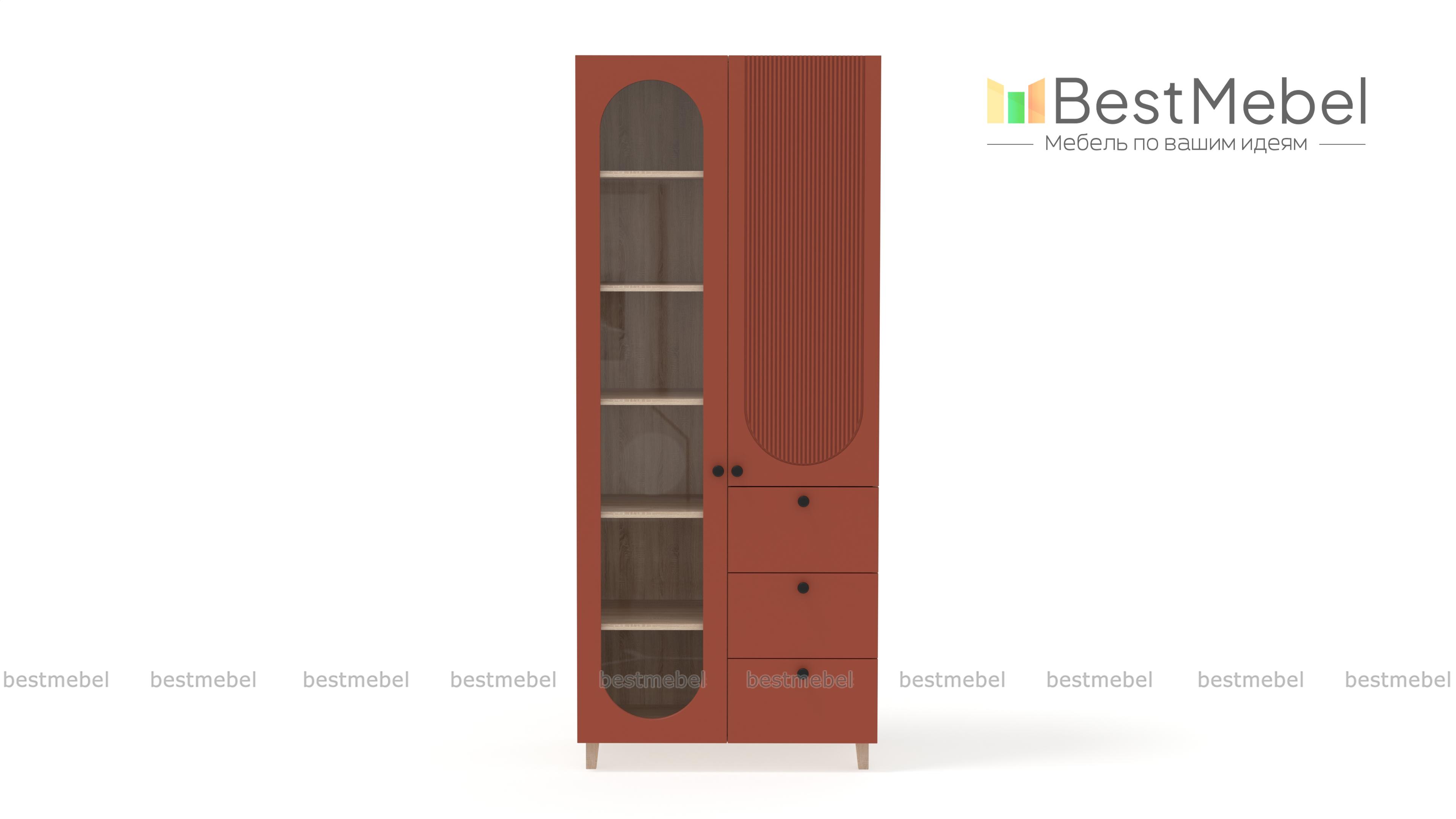 Шкаф распашной Рене 7 BMS - Фото