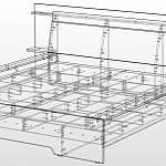 Чертеж Кровать Пол-1 BMS