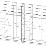 Шкаф для одежды Мартин  (3600х2600х600)