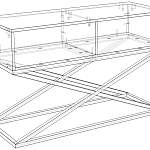 Схема сборки Тумба под ТВ Фанни 19 BMS