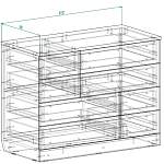 Комод Нордли Nordli 4