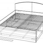 Чертеж Кровать Бетти 5 BMS