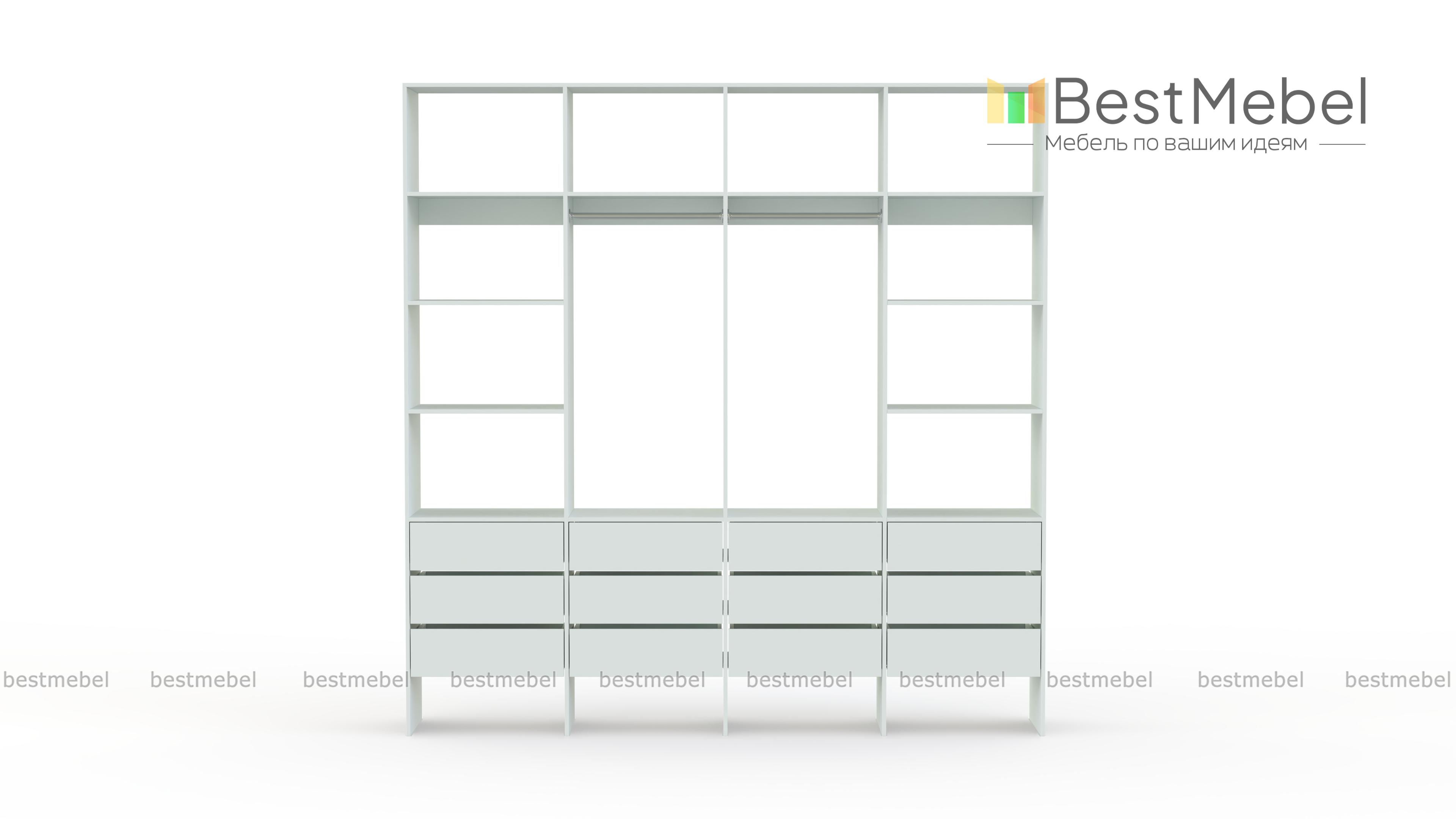 Стеллаж для одежды Мирта 64 BMS - Фото