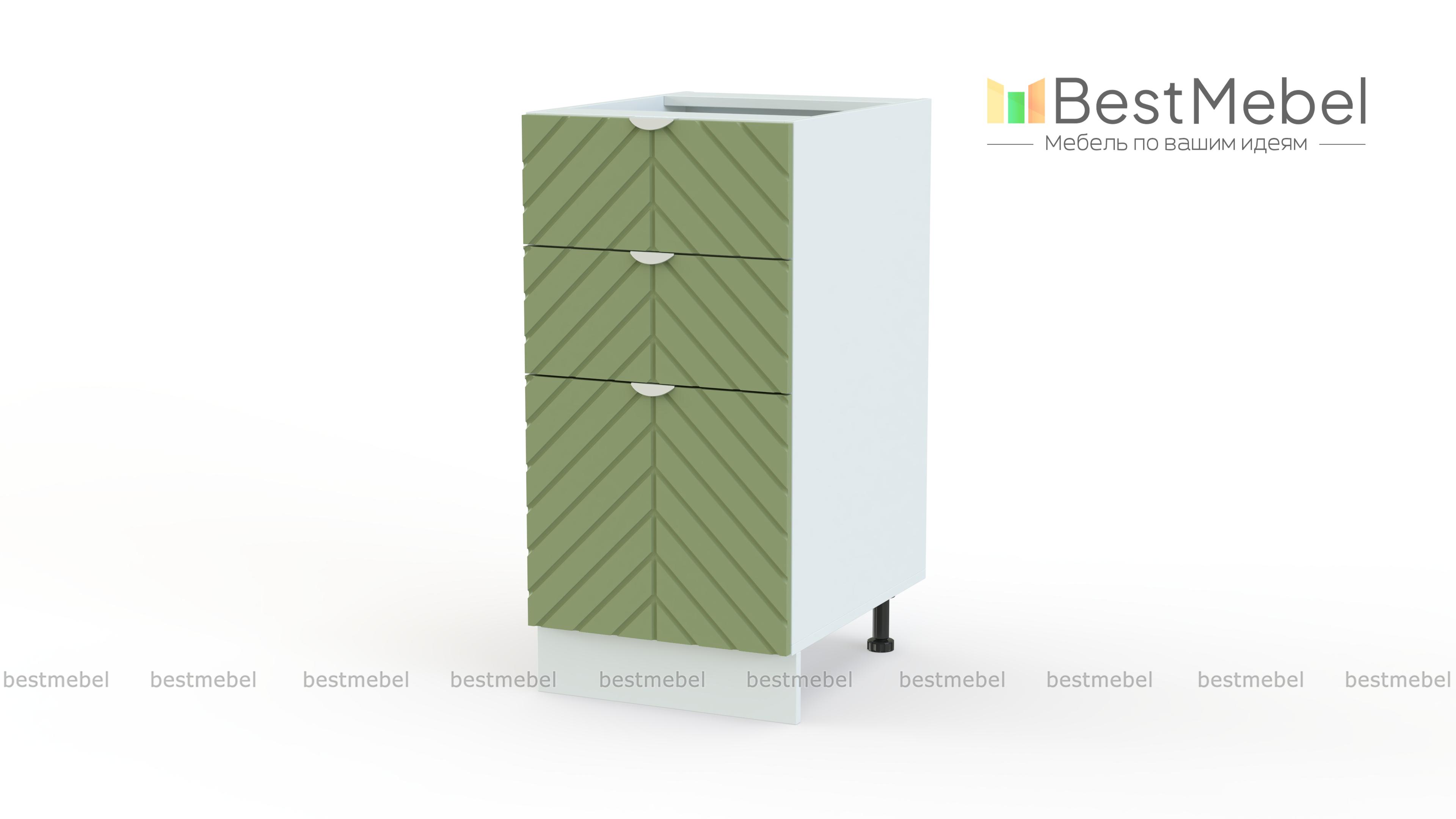 Шкаф нижний с 3-мя ящиками Анаис BMS - Фото