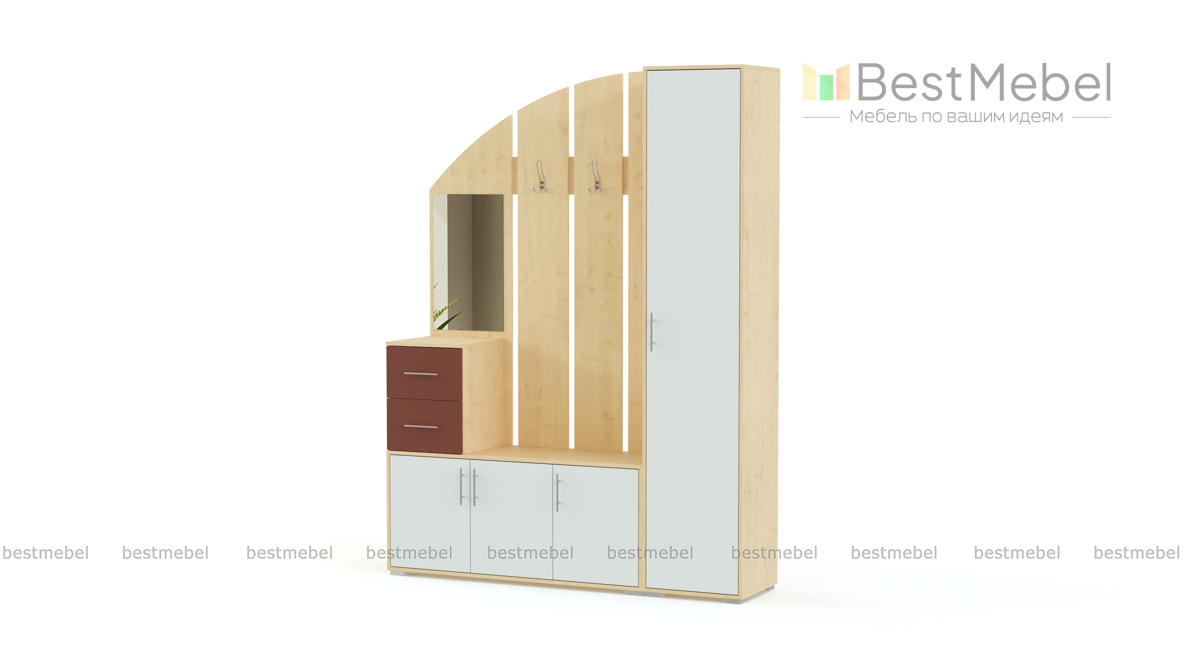 Прихожая Идеал 13 BMS