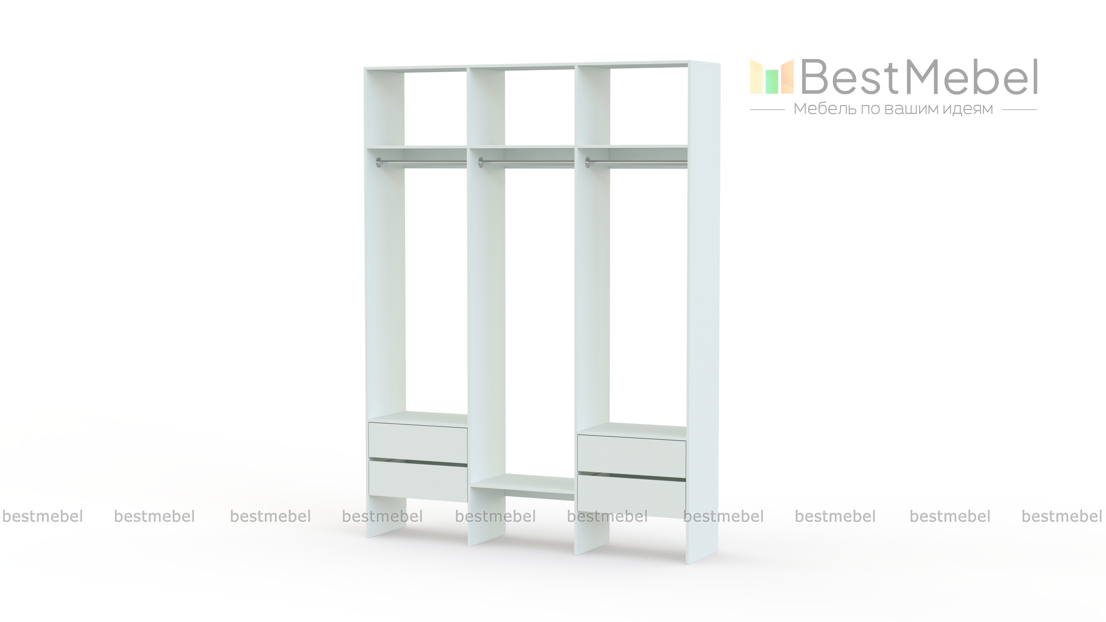 Стеллаж для одежды Мирта 58 BMS