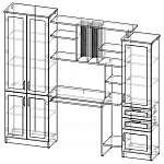 Схема сборки Мебельная стенка МС 10 BMS