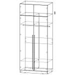 Схема сборки Шкаф распашной Аврил 11 BMS