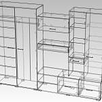 Схема сборки Стенка для гостиной Ламина 4 BMS