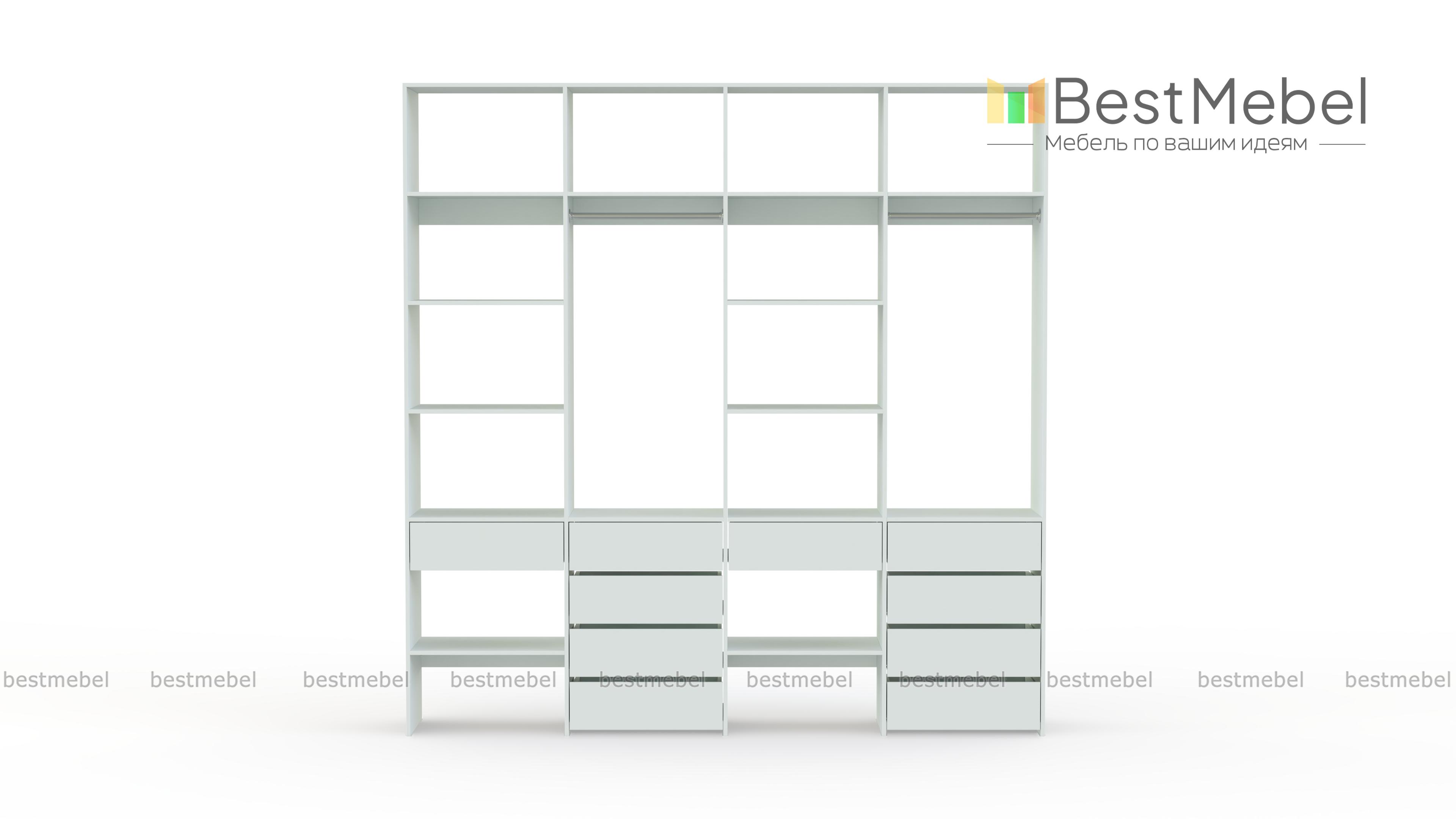 Стеллаж для одежды Мирта 61 BMS - Фото