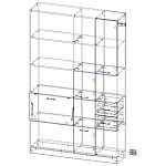 Стеллаж универсальный Брамс 12 BMS