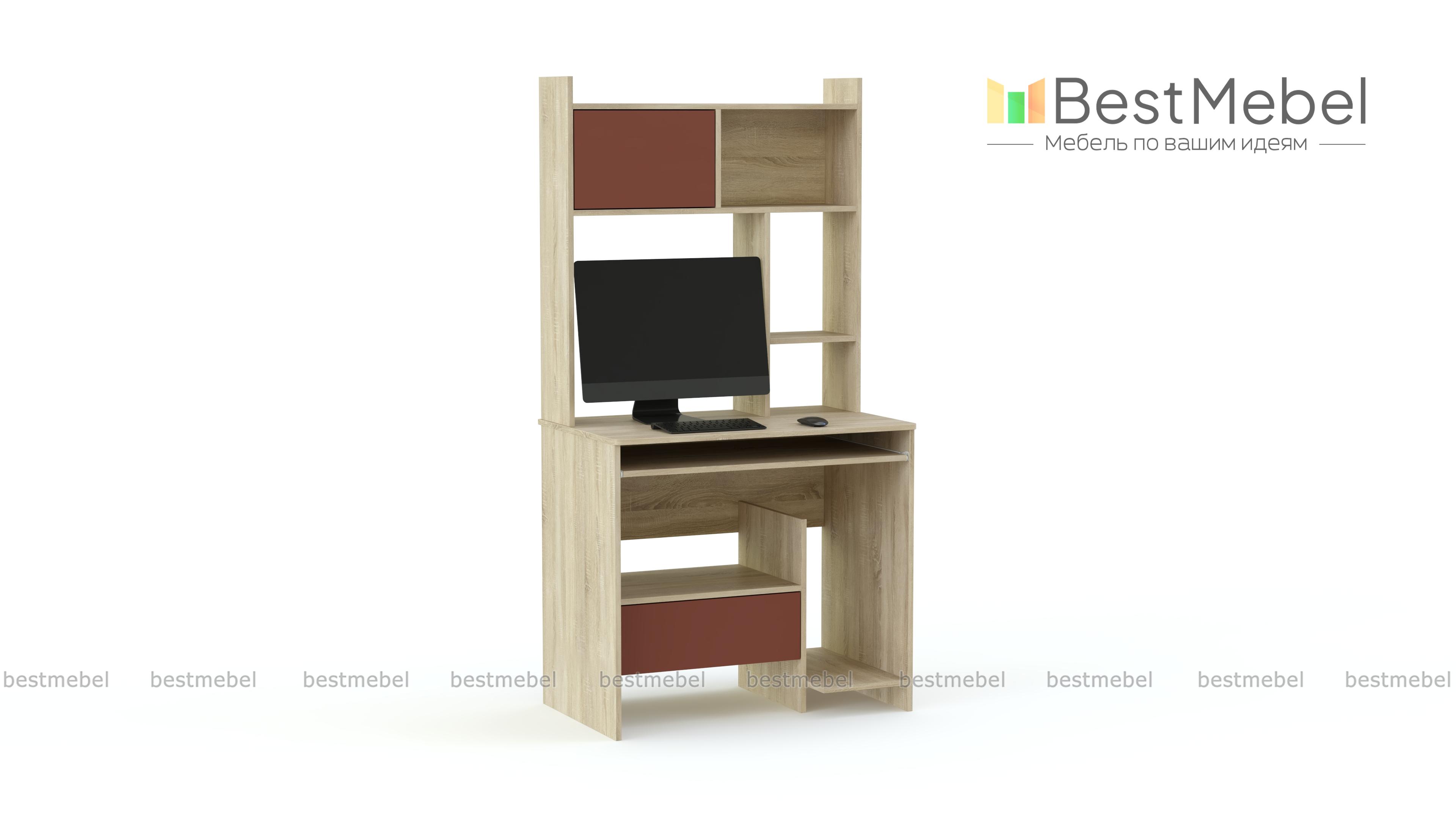 Стол компьютерный МБ-9.1 BMS - Фото