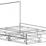 Чертеж Кровать Максим 11 BMS