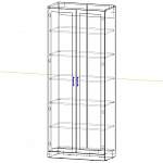 Шкаф книжный 2 №1