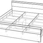 Чертеж Кровать Классика 5 BMS
